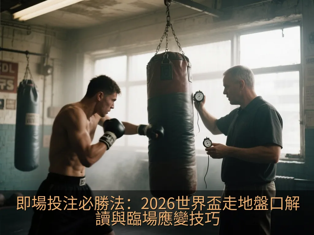 即場投注必勝法：2026世界盃走地盤口解讀與臨場應變技巧